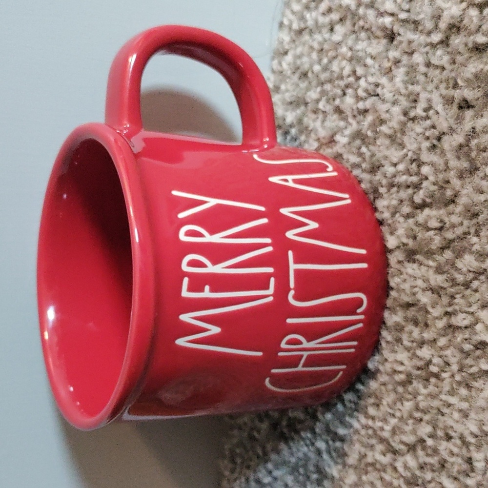 Rea Dunn Red Merry Christmas Mug
